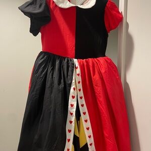 Charming Red and Black Kids Costume Dress